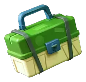 Tackle Box low-paying symbol in 3x Catch paytable